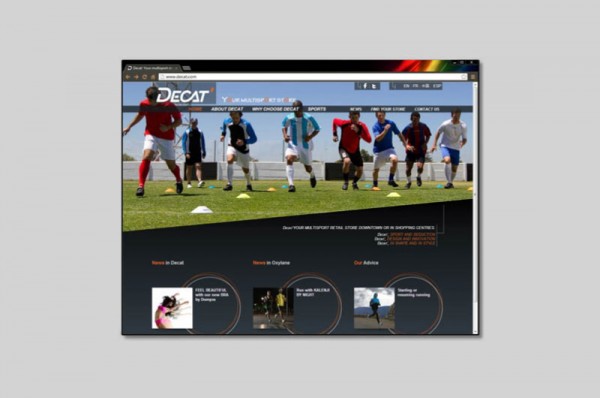 Página web de futbolistas